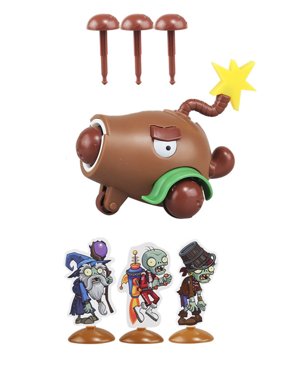 Juguete Figura Plantas Vs Zombies Planta Cañon Coco