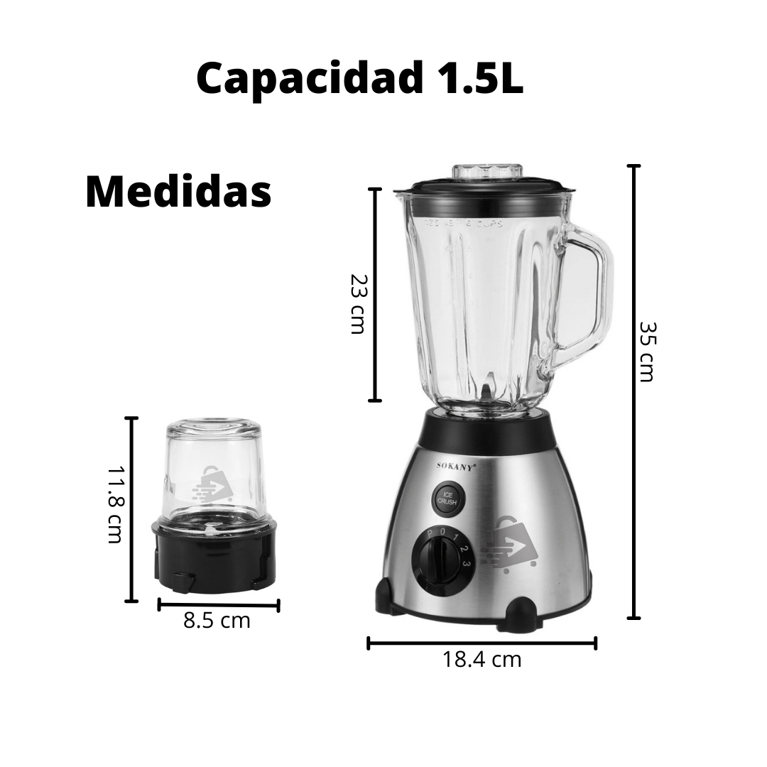 LICUADORA BLACK+DECKER FP5501 600 WATTS 1,5 L Y PROCESADOR DE