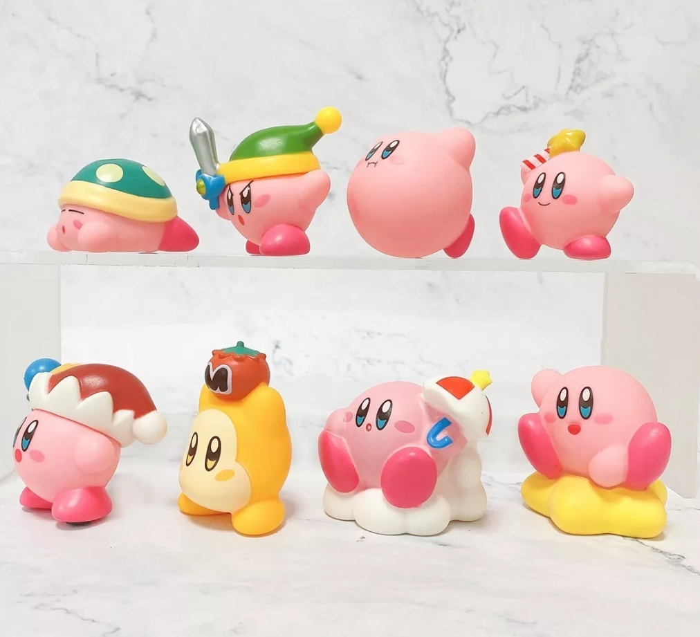 8 Figuras De Juguete Kirby The Amazing Mirror Coleccionables