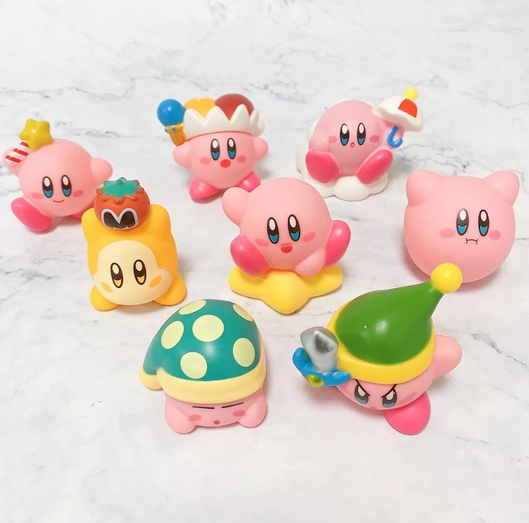 8 Figuras De Juguete Kirby The Amazing Mirror Coleccionables