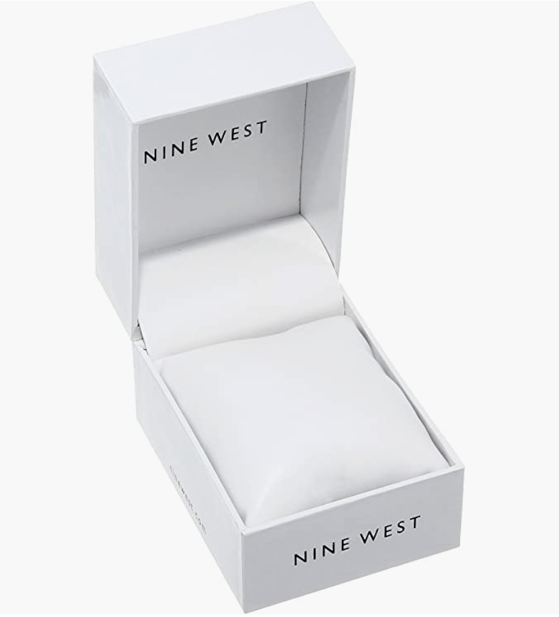 Reloj Mujer Nine West Cristal Mineral 36 Mm