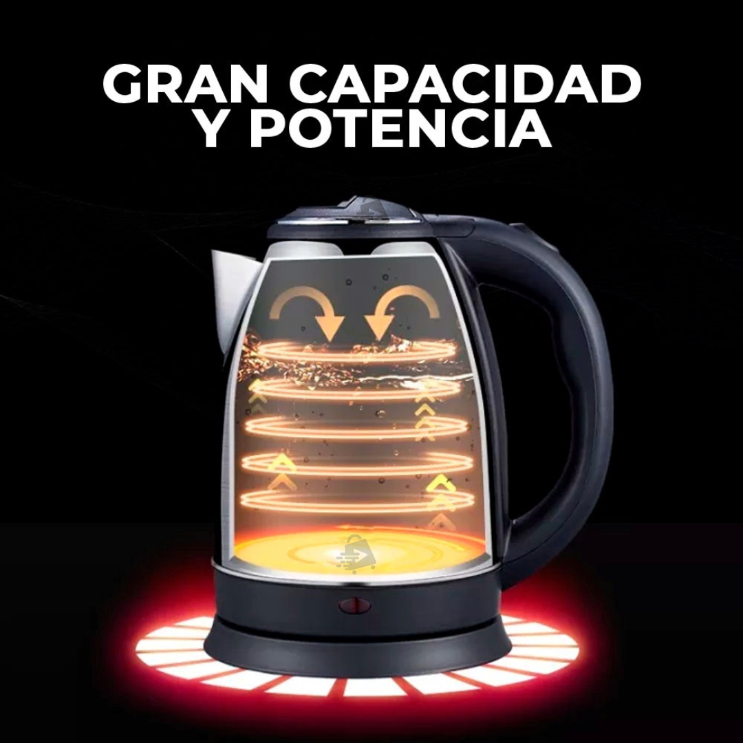 Jarra Tetera Cafetera Eléctrica 2L Calienta Agua Rapido