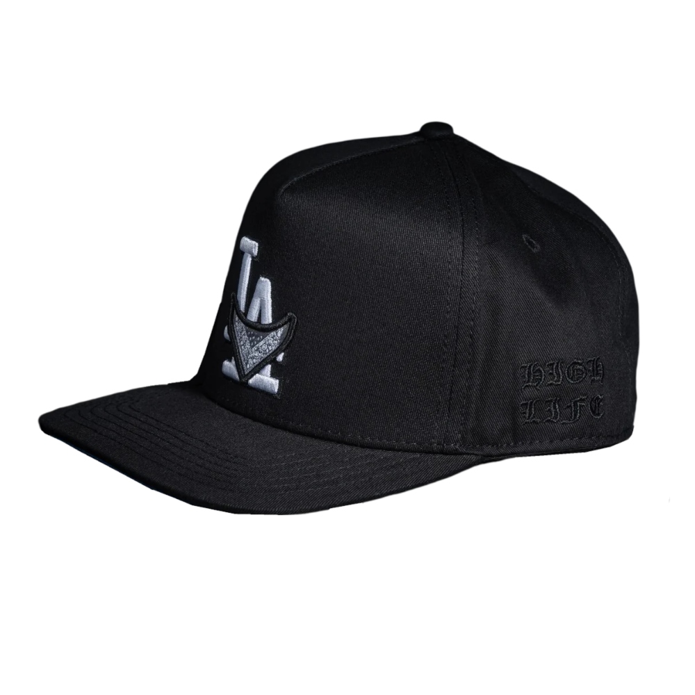 Gorra Cash Only Los Angeles snapback negra unisex LA-03