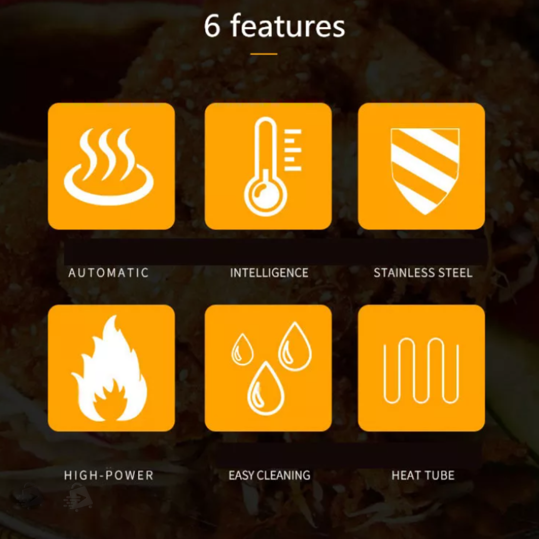 Freidora de Aceite Eléctrica 3.5L.