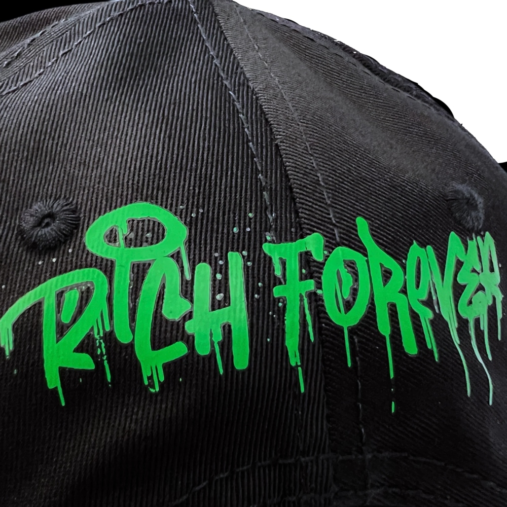 Gorra Cash Only snapback Rich Forever negra unisex cash-03