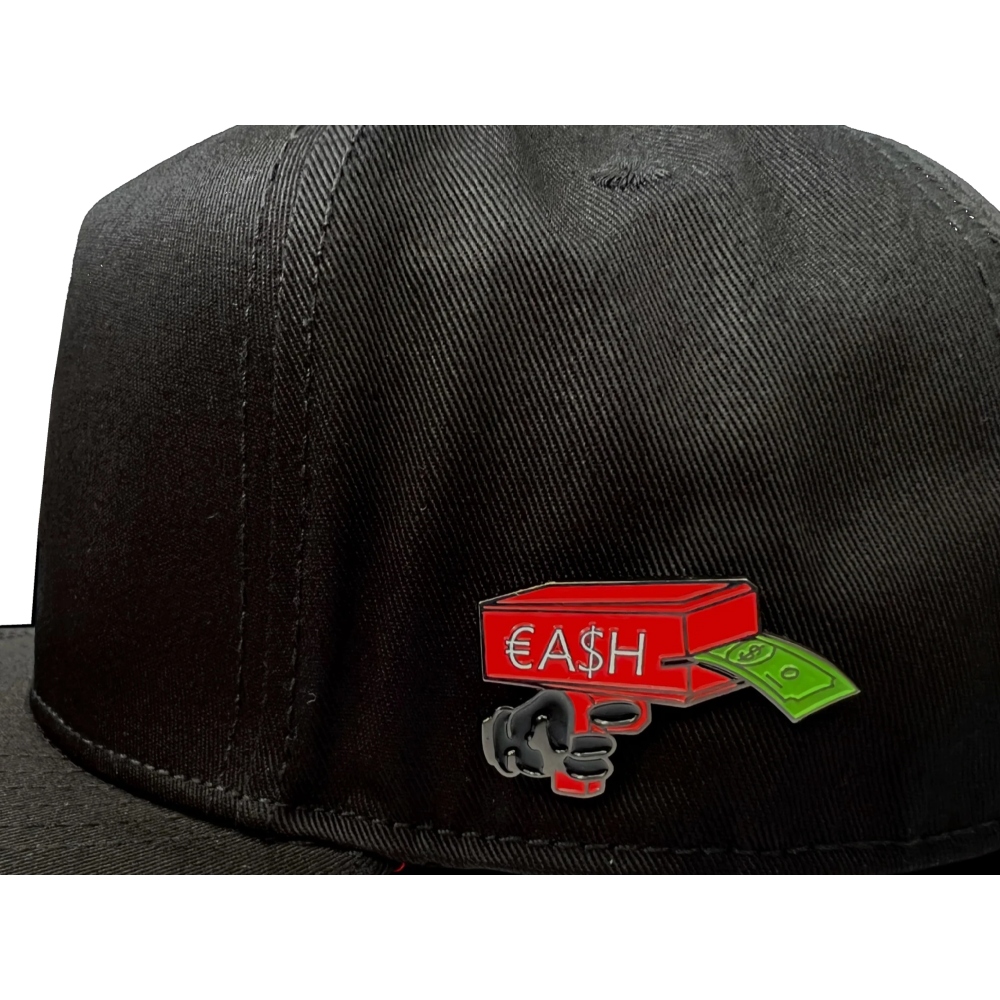 Gorra Cash Only snapback Rich Forever negra unisex cash-03