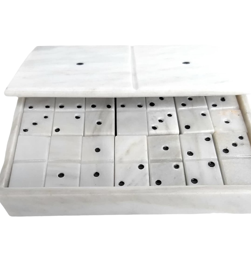 Domino de Mármol Blanco