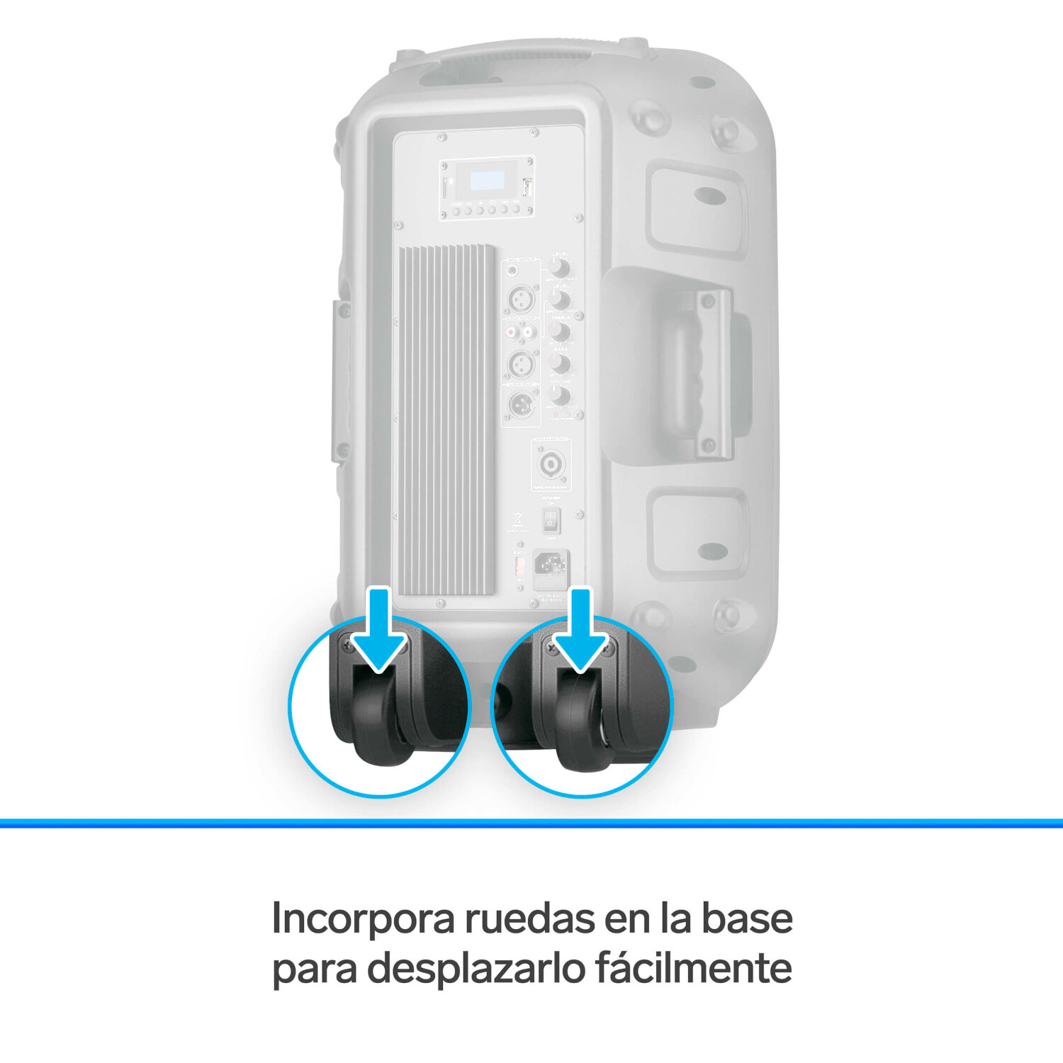 Bafle de 12 2300 W PMPO profesional Bluetooth BAF-1255BT