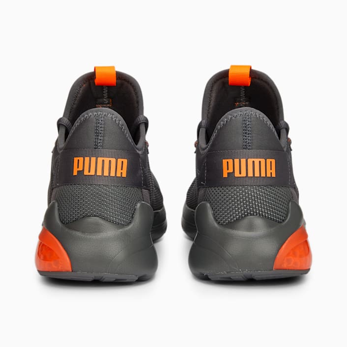 Tenis Puma Cell Vive Mesh Gris Naranja de Caballero Original