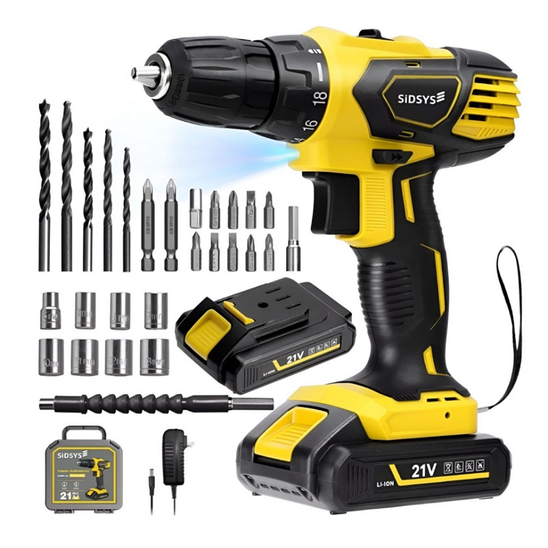 Taladro Inalámbrico Impacto Rotomartillo 2 batería 21v