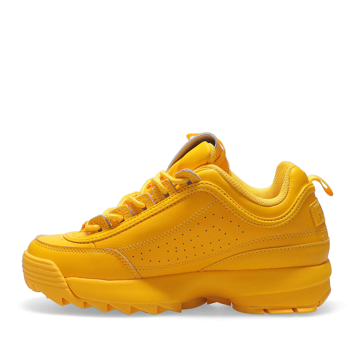 Tenis Fila Disruptor II Amarillo de Dama Original.