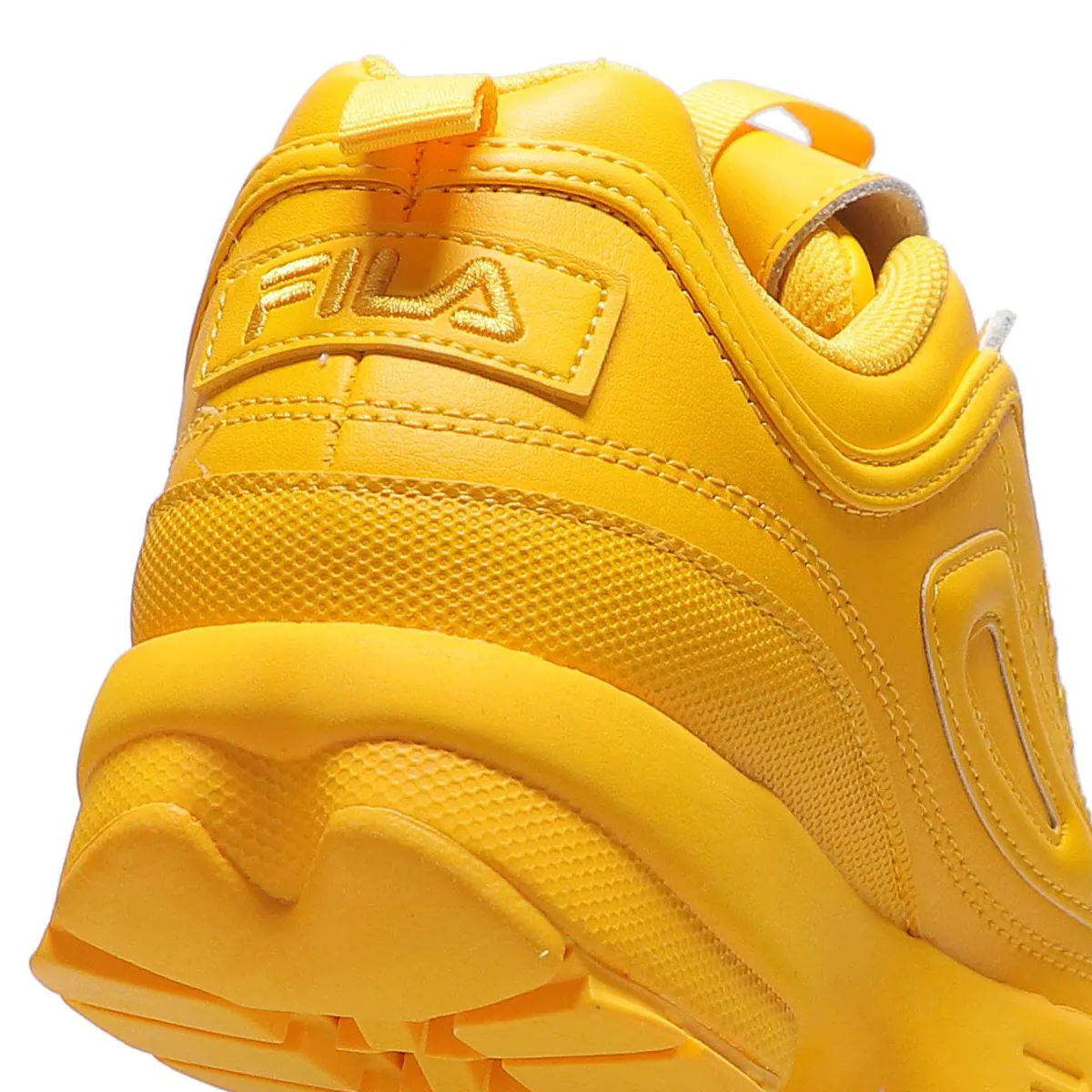 Tenis Fila Disruptor II Amarillo de Dama Original.