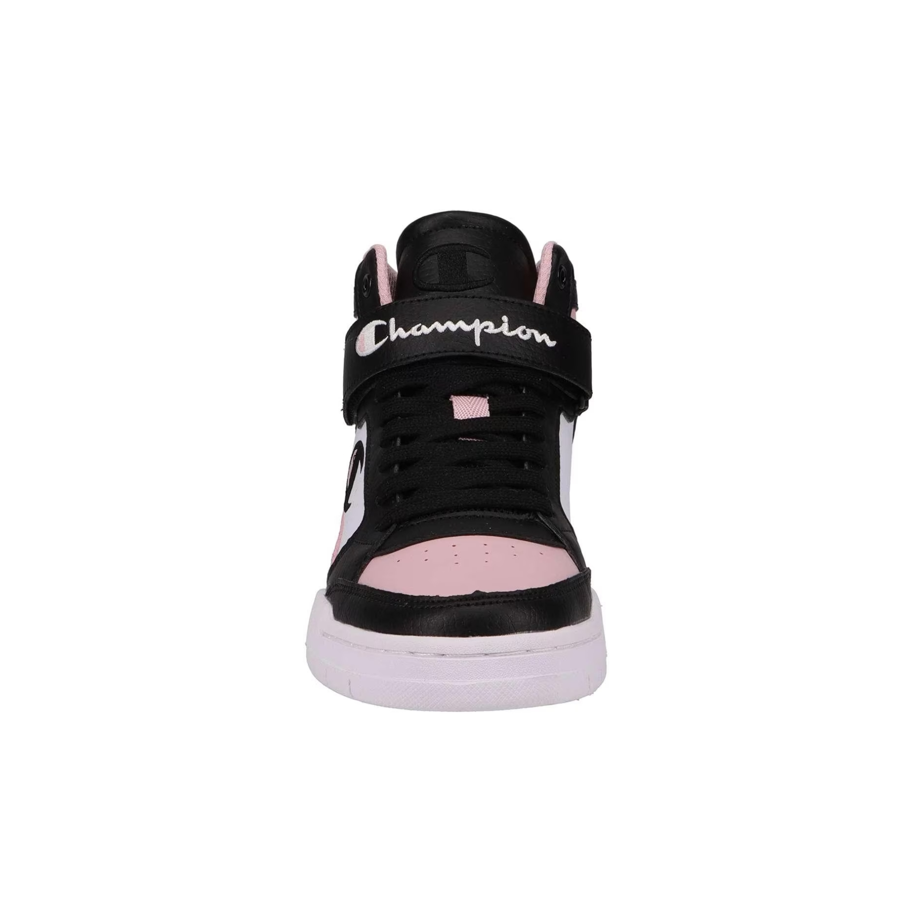 Tenis Bota Champion A. Power Blanco Negro Rosa de Dama Original