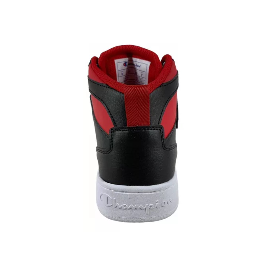 Tenis Bota Champion A. Power Hi Negro Rojo Blanco de Caballero Original