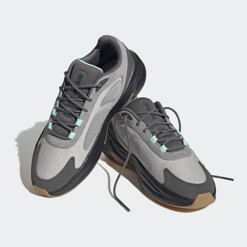 Tenis Adidas Ozelle Gris Blanco de Caballero Original