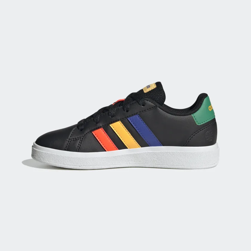 Tenis Adidas Grand Court Negro Colores de Niños