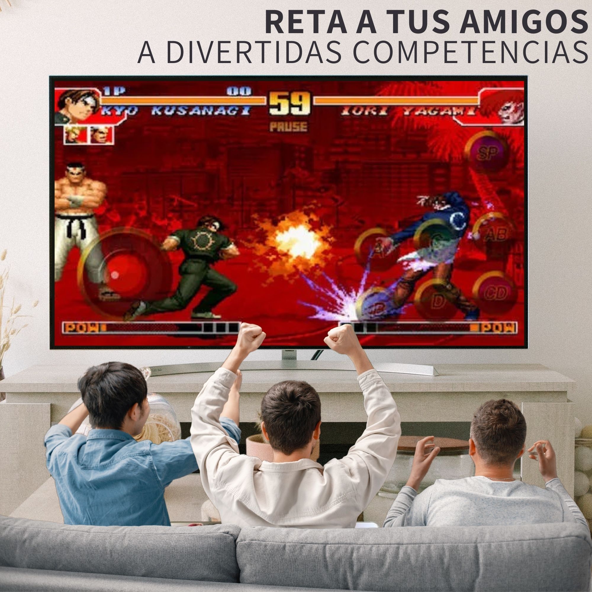 Arcade Pandora Xi Plus 3303 Juegos Consola Tablero Retro Combate