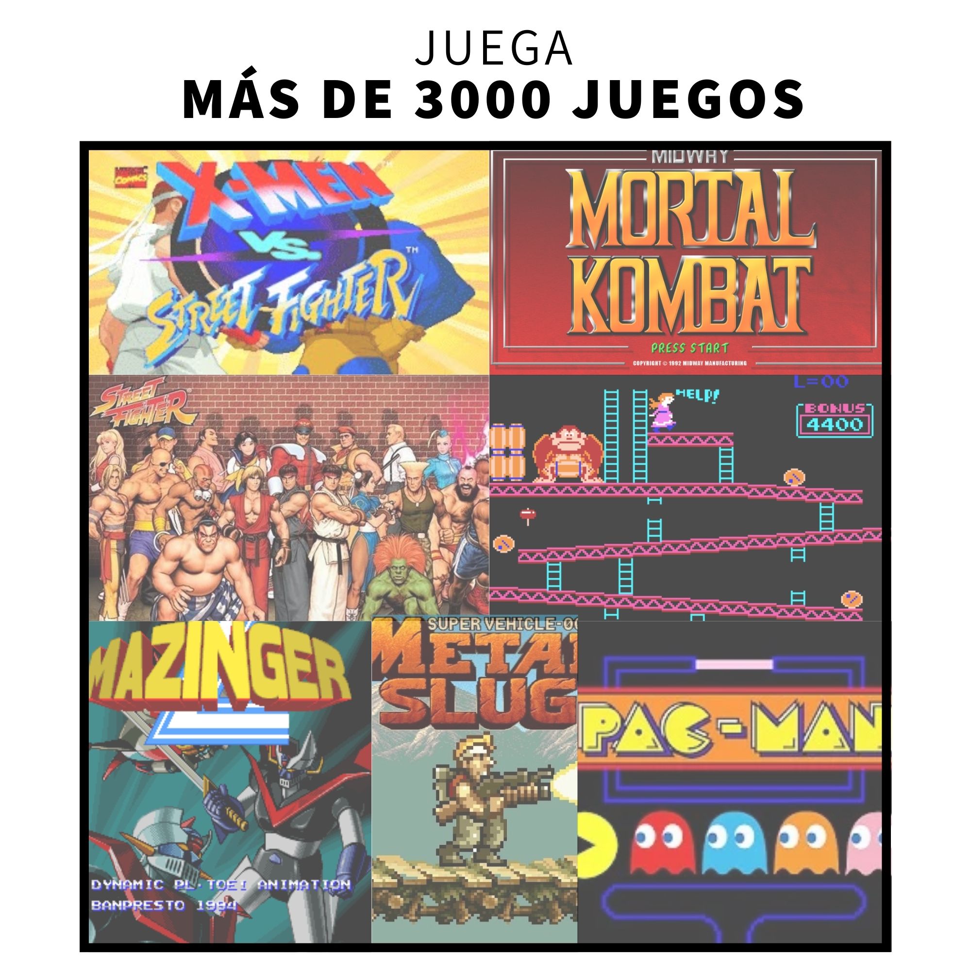 Arcade Pandora Xi Plus 3303 Juegos Consola Tablero Retro Combate