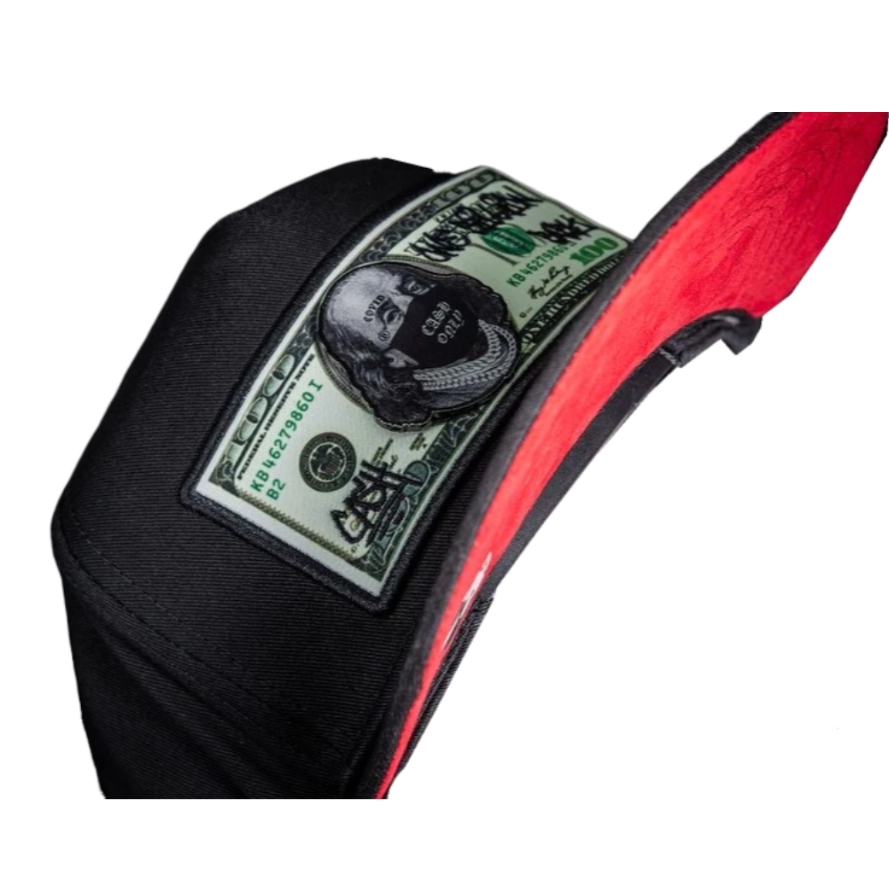 Gorra Cash Only Snapback Dollar Franklin Negro-Unisex DOLLAR-02