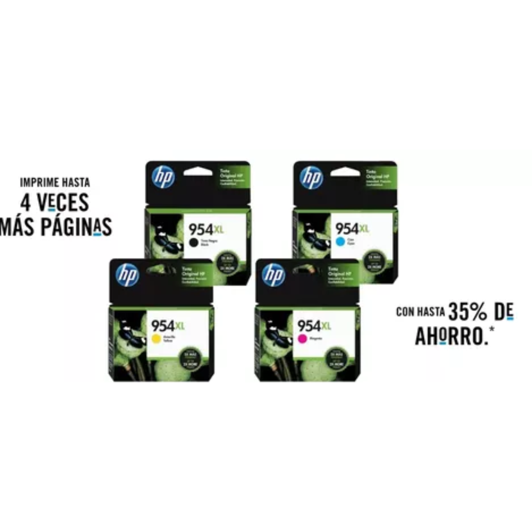 Combo Cartuchos De Tinta Hp 954xl (4 Colores)