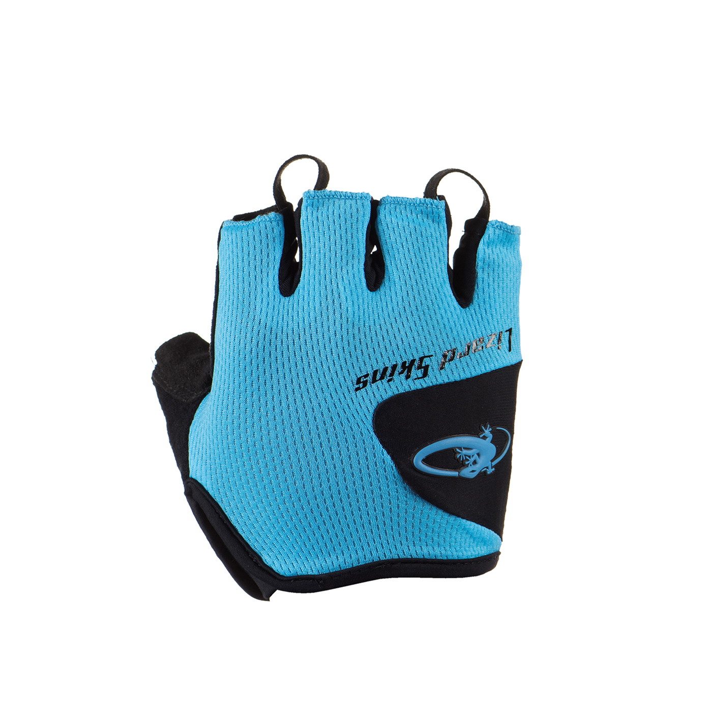 Guantes Lizard Skins Aramus Ruta Cortos Negro Azul Ciclismo Mediano