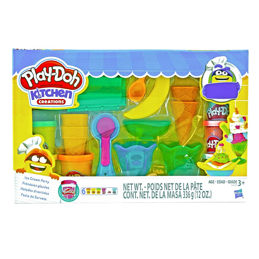 Kit Fiesta de Helados Divertidos Hasbro E2385  Play Doh 