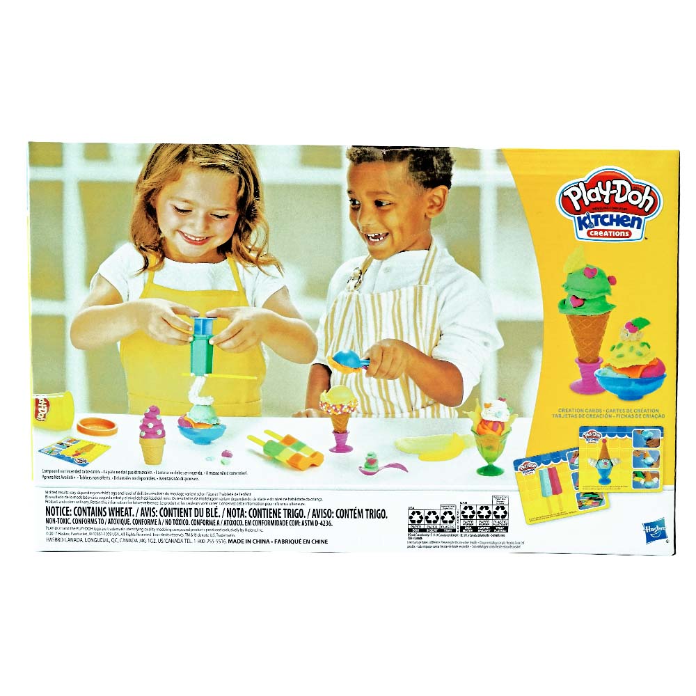 Kit Fiesta de Helados Divertidos Hasbro E2385  Play Doh 