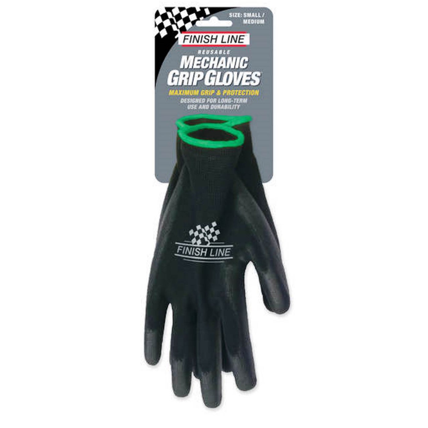 Guantes Finish Line Mechanic Grip Mecánico Talla S/M