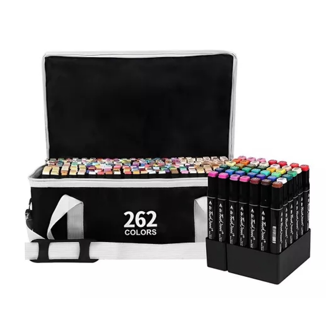 La Casa del Artesano- Marcador profesional COPIC SKETCH alcohol doble punta  set A de 72 colores