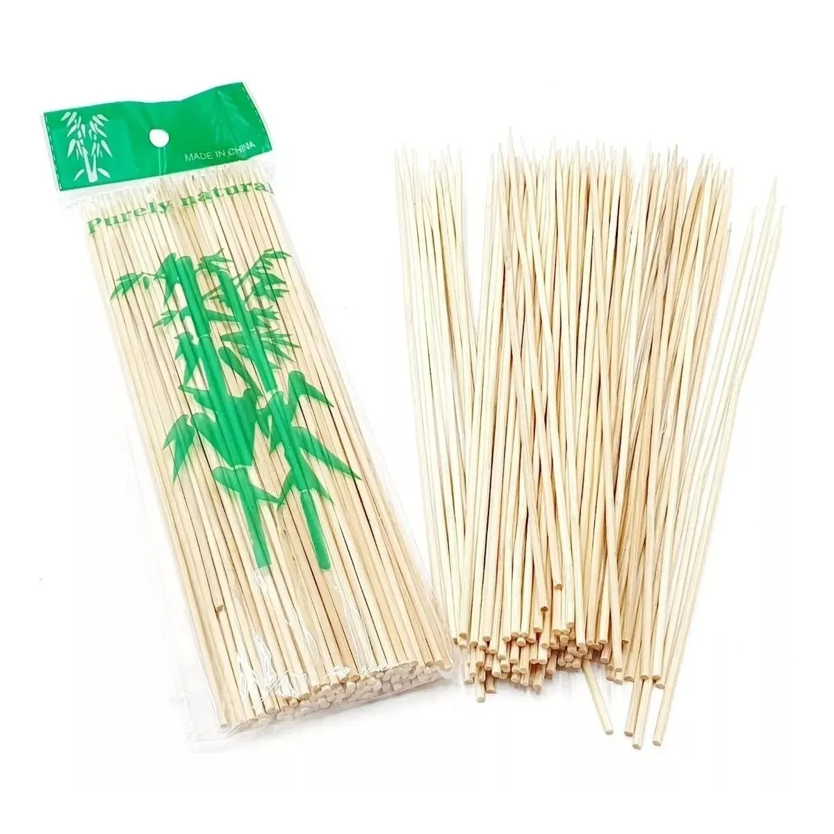 Palillos De Bambu Para Brochetas 15 cm con 450 pz 