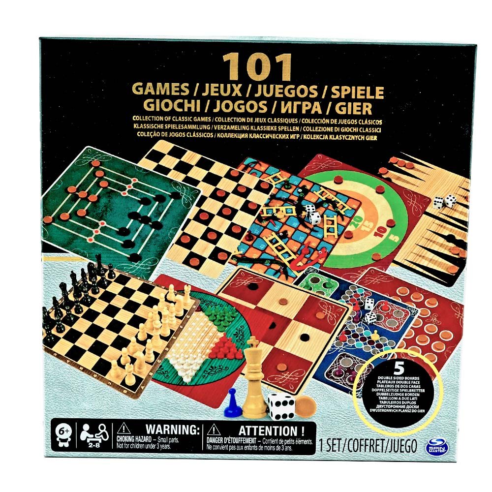 Colección 101 Juegos De Mesa Spin Master