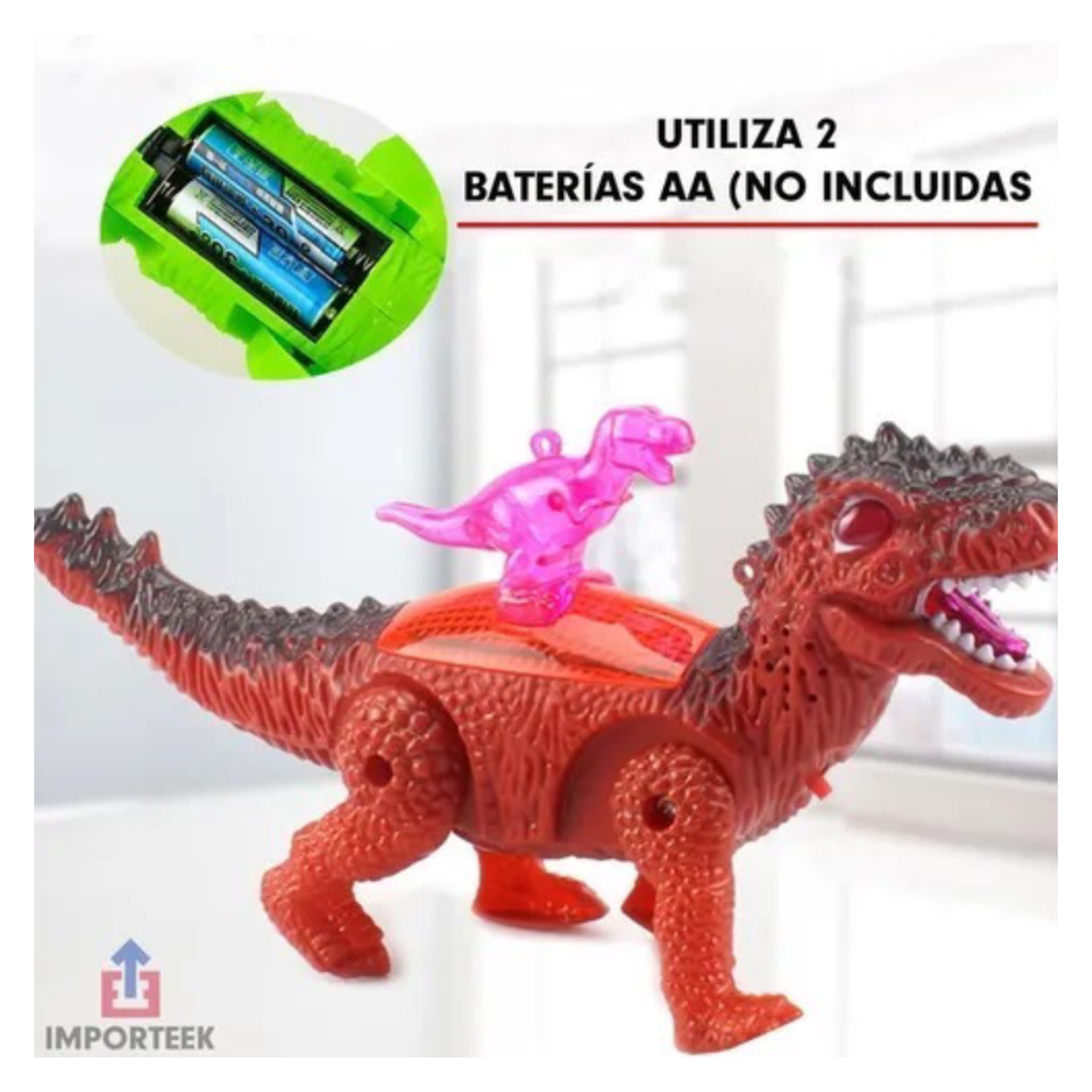 Dinosaurio Rex Con Luz Sonido Y Movimiento Móvil Bebes Niños