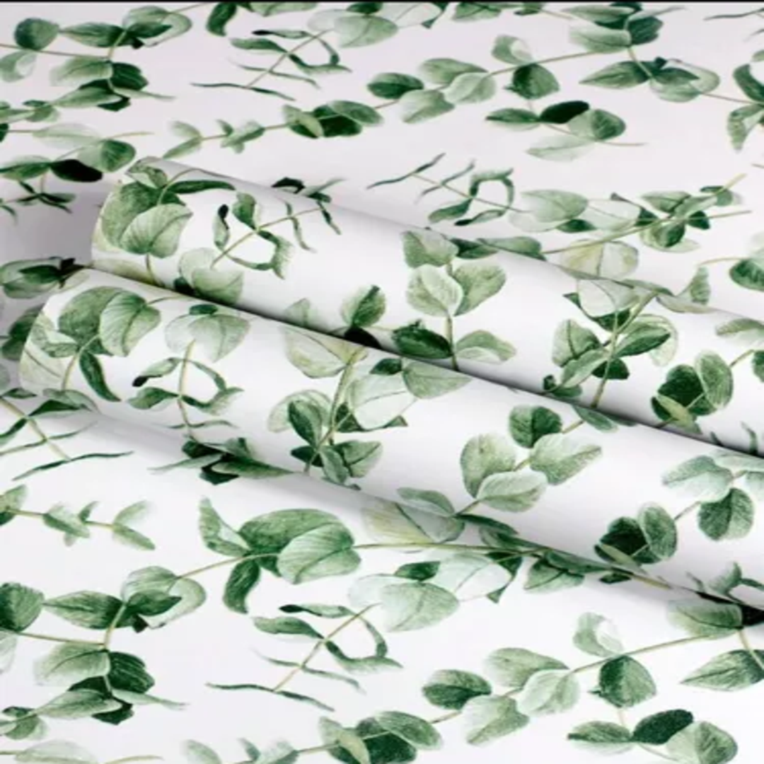 Papel Tapiz Vinilico Autoadhesivo Rama Menta