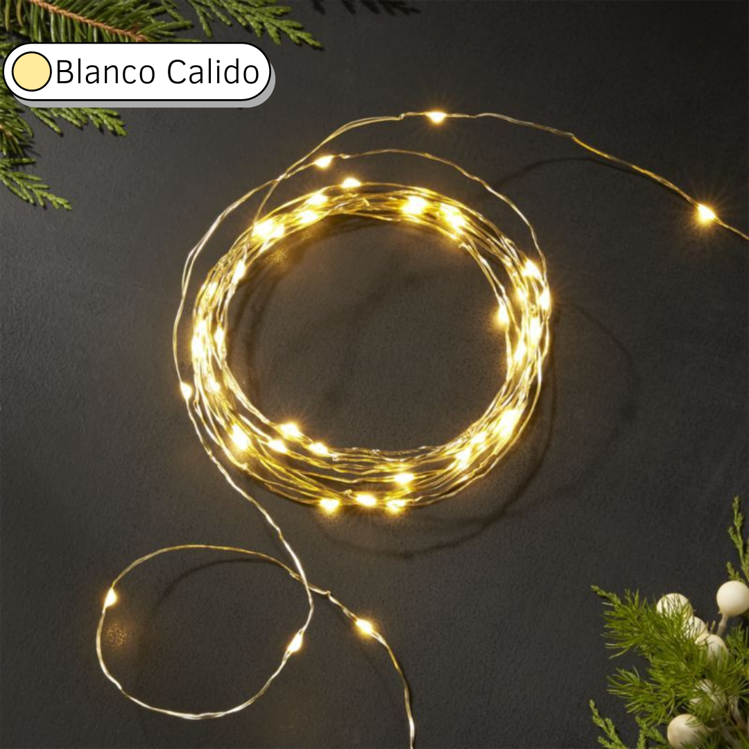 Luces decorativas Control Remoto Tira Led DOSYU 10m. 100 leds 2pzs. Resistente al agua RGB/BLANCO FRIO/BLANCO CALIDO