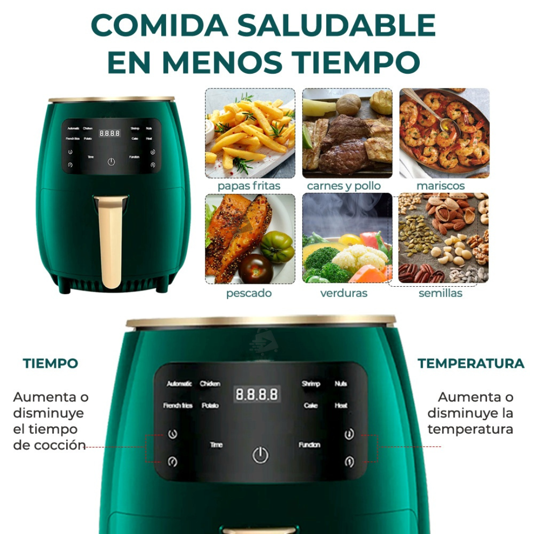 Freidora de Aire Multifuncional de 4.5L Saludable Elegante 