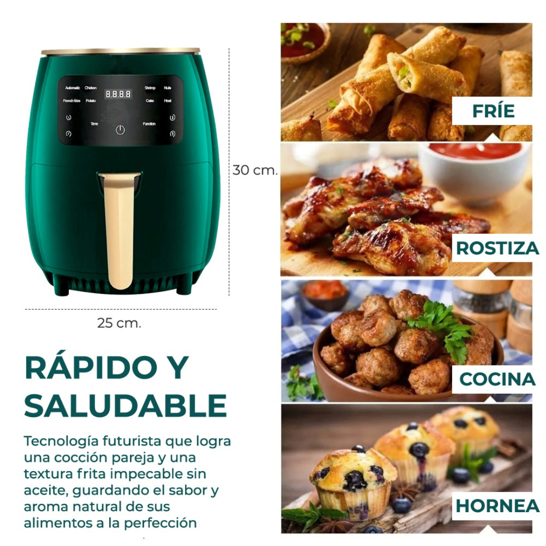 Freidora de Aire Multifuncional de 4.5L Saludable Elegante 