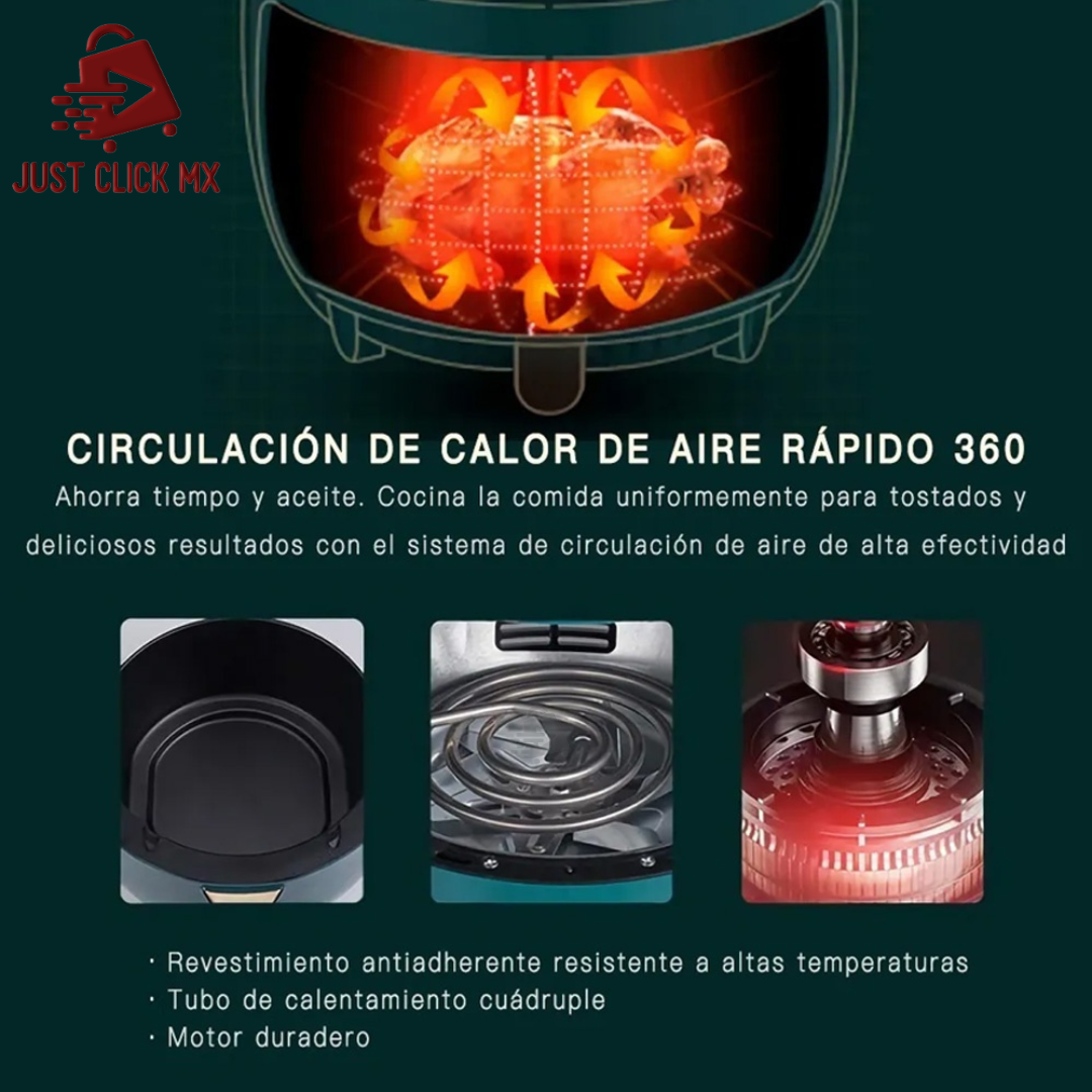 Freidora de Aire Multifuncional de 4.5L Saludable Elegante 