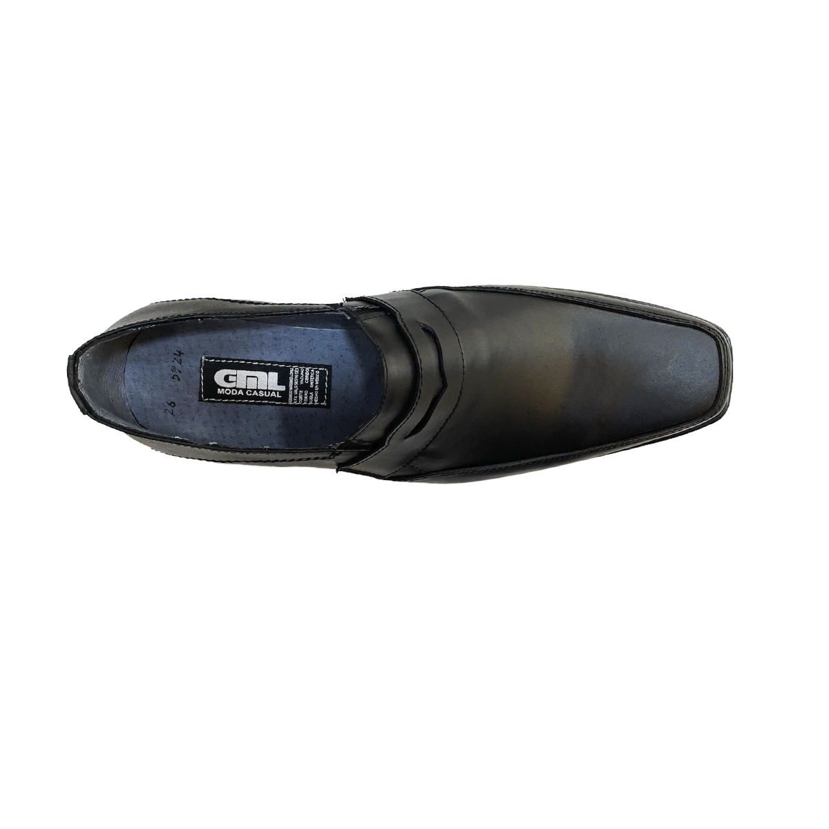 Mocasines De Hombre Piel Negro 5924 Cómodos