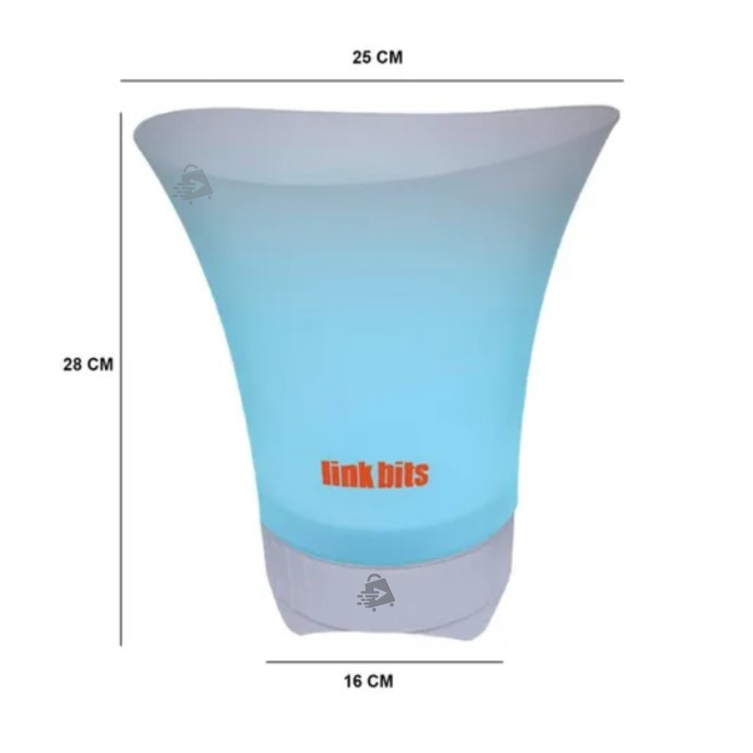 Hielera con Bocina Bluetooth Y Luz Led Recargable