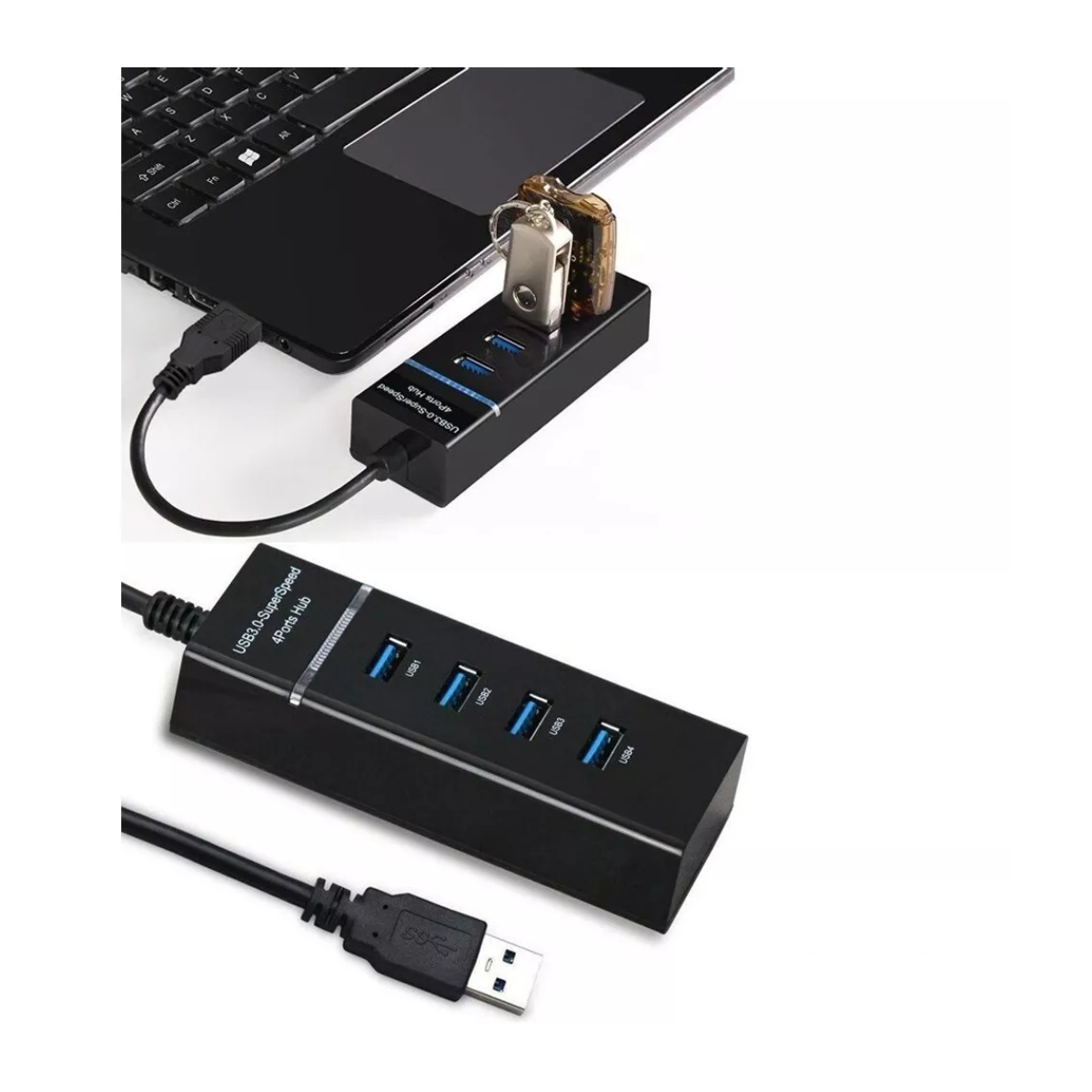 Puertos Extra USB HUB Universales Compatible PS4 y Xbox Y PC (TY-769)
