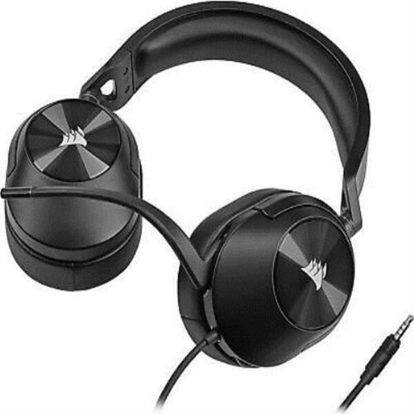 AUDIFONOS CORSAIR HS55 SURROUND NEGRO 7.1CH 3.5MM USB