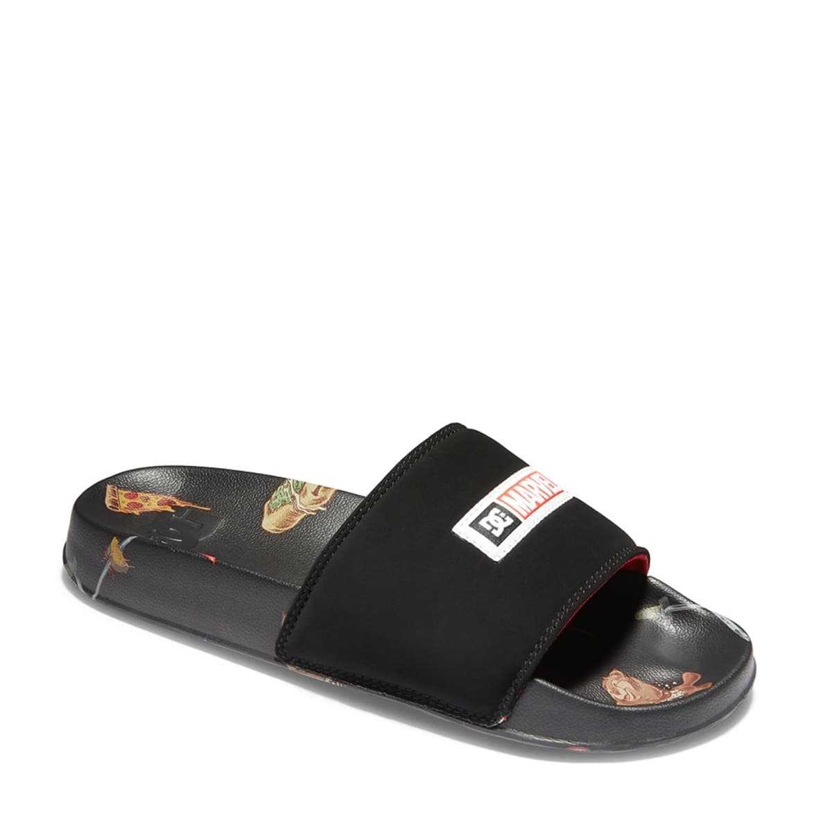 Sandalias DC Shoes slip on de Marvel de hombre, color negro, mod. 1081028