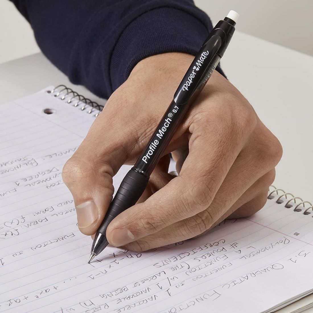 Portaminas Lapicero Paper Mate 0.7 mm Incluye set de borradores y minas HB