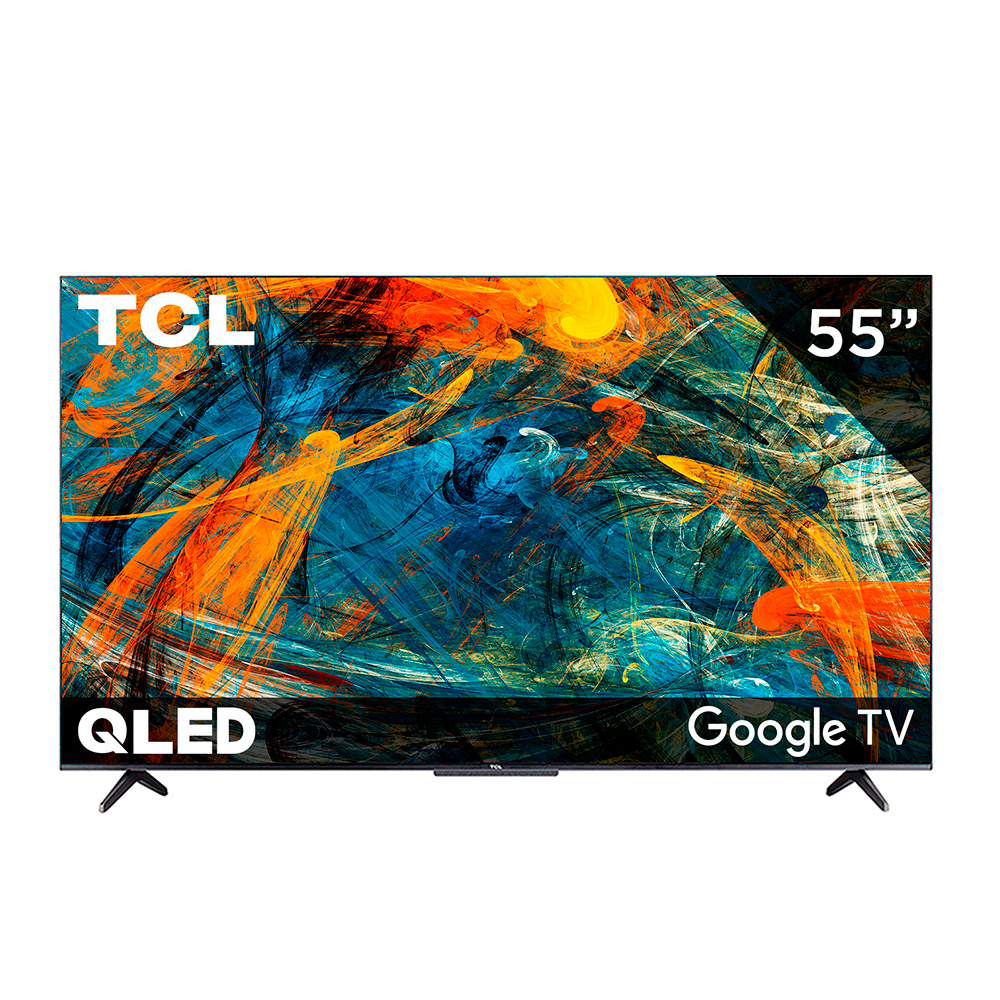 Pantalla TCL 55" QLED 55S546 Google TV y Dolby Atmos Smart TV