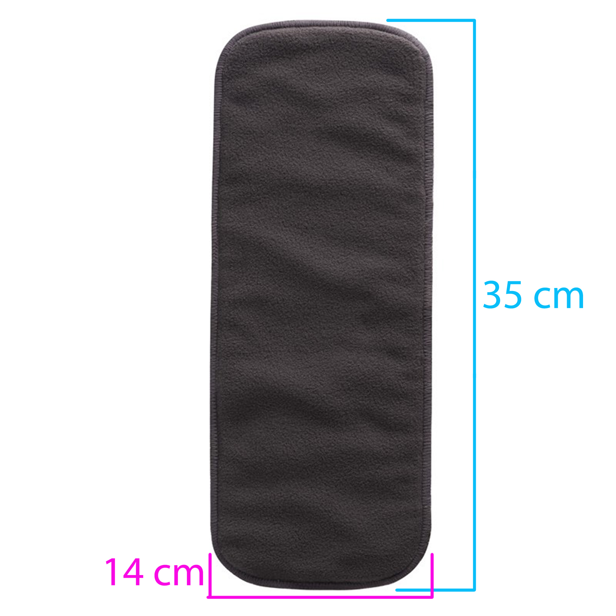 insertos para pañales de tela 4 capass bambu charcoal ecobaby original