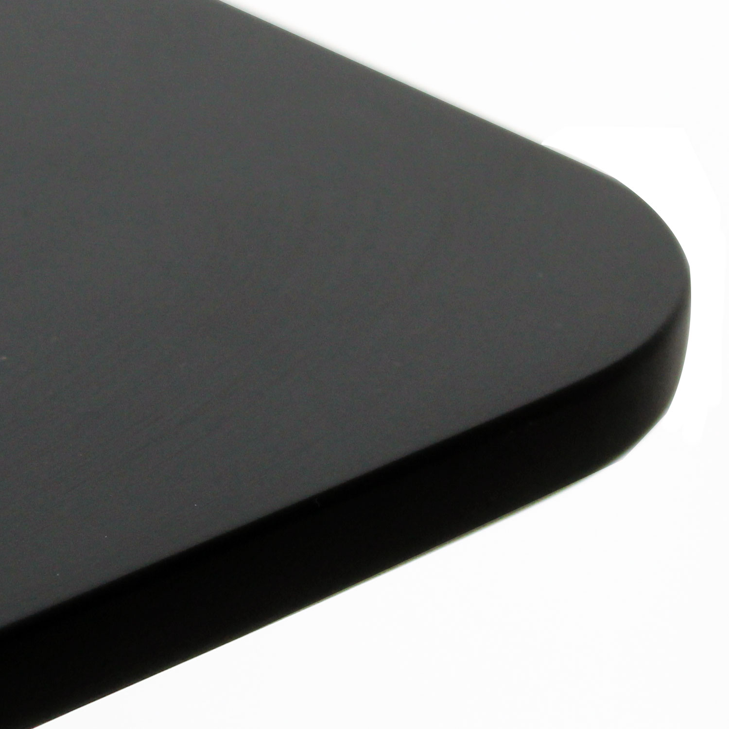 Mesa Comedor Rectangular 120 Eames Oslo Melamina Negro Mundo In