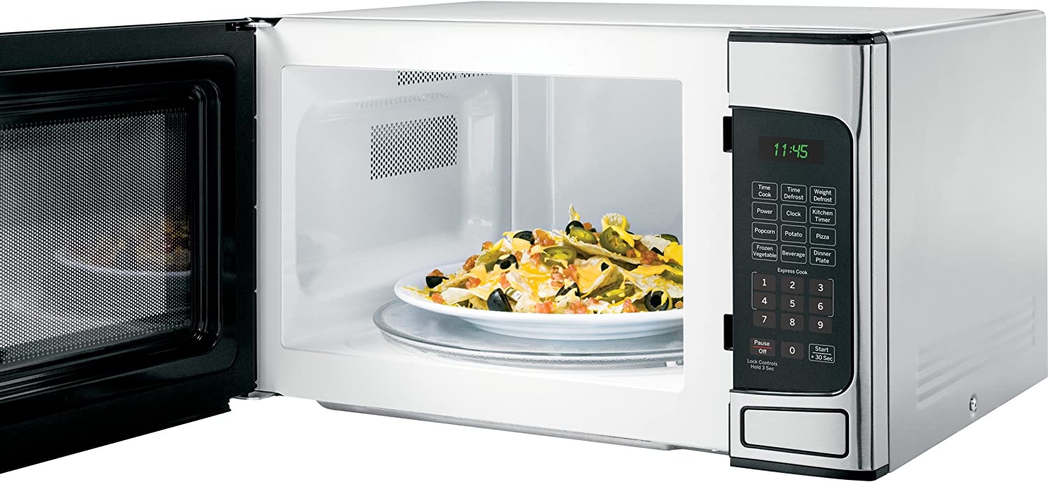 Horno Microondas General Electric de Acero inoxidable 950 W MODELO JESP113SPSS Reacondicionado(caja genérica)