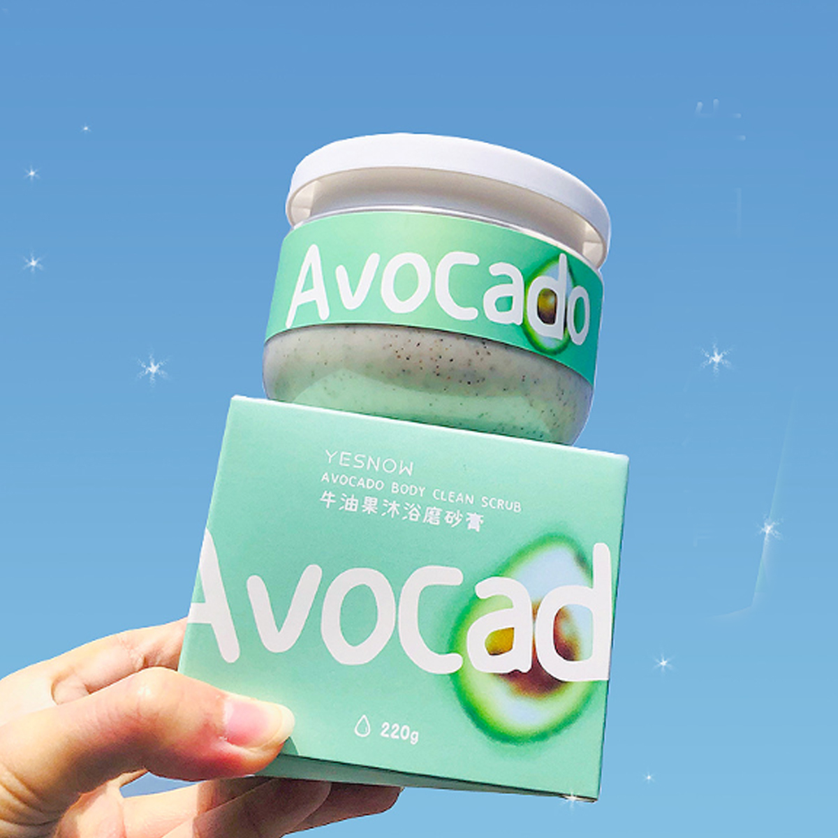 Exfoliante Corporal De Aguacate Refrescante Hidratante 