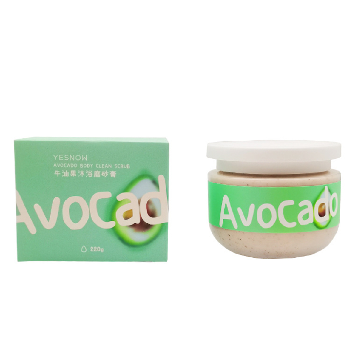Exfoliante Corporal De Aguacate Refrescante Hidratante 