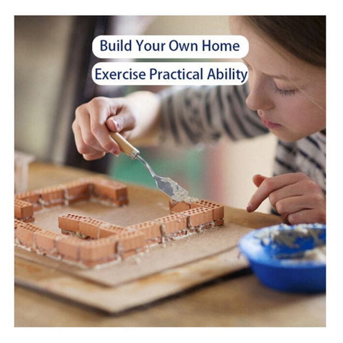 Maqueta De Construcción Ladrillos Miniatura Mideer MD4064